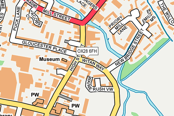 OX28 6FH map - OS OpenMap – Local (Ordnance Survey)