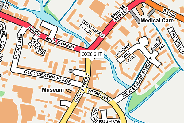 OX28 6HT map - OS OpenMap – Local (Ordnance Survey)