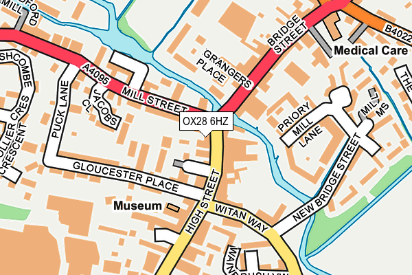 OX28 6HZ map - OS OpenMap – Local (Ordnance Survey)