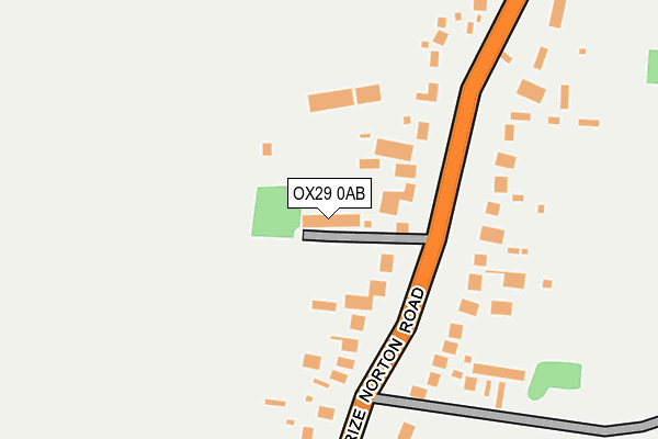 OX29 0AB map - OS OpenMap – Local (Ordnance Survey)
