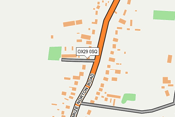 OX29 0SQ map - OS OpenMap – Local (Ordnance Survey)