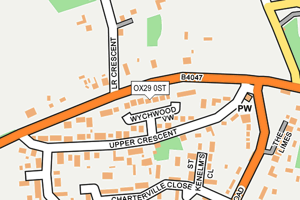 OX29 0ST map - OS OpenMap – Local (Ordnance Survey)
