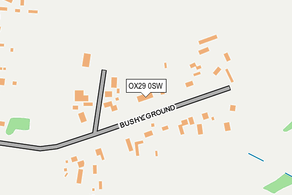 OX29 0SW map - OS OpenMap – Local (Ordnance Survey)