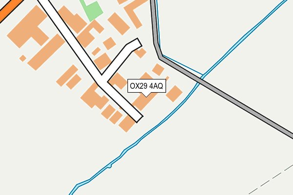 OX29 4AQ map - OS OpenMap – Local (Ordnance Survey)