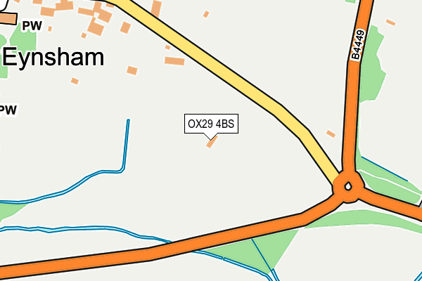 OX29 4BS map - OS OpenMap – Local (Ordnance Survey)