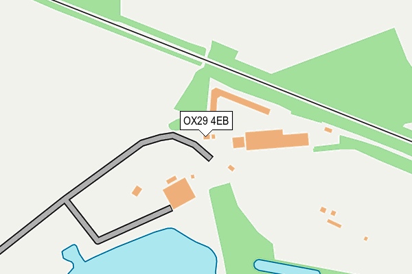 OX29 4EB map - OS OpenMap – Local (Ordnance Survey)