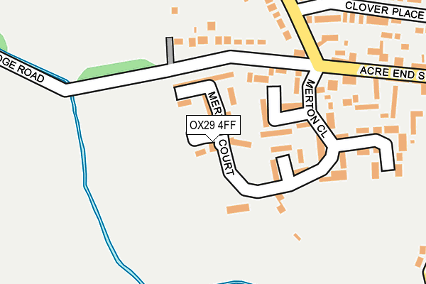 OX29 4FF map - OS OpenMap – Local (Ordnance Survey)