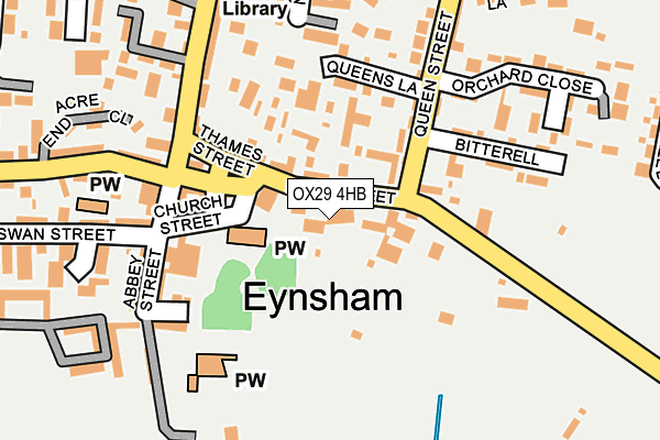 OX29 4HB map - OS OpenMap – Local (Ordnance Survey)