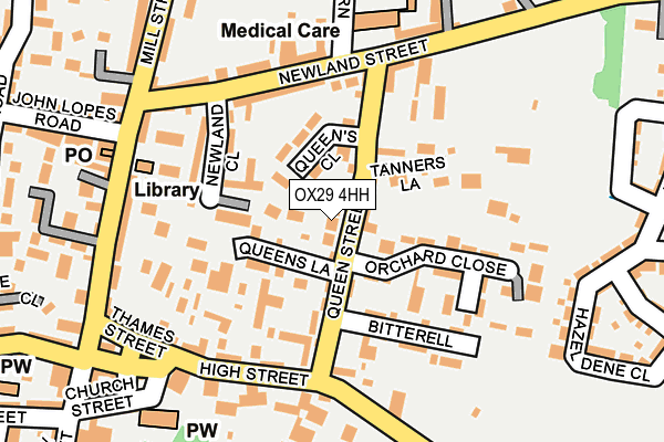 OX29 4HH map - OS OpenMap – Local (Ordnance Survey)