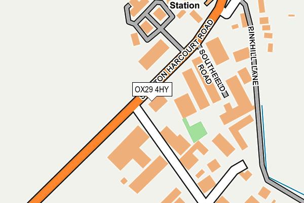 OX29 4HY map - OS OpenMap – Local (Ordnance Survey)