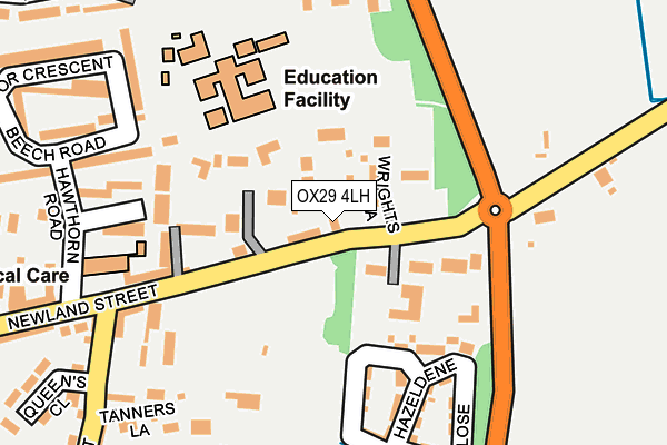 OX29 4LH map - OS OpenMap – Local (Ordnance Survey)