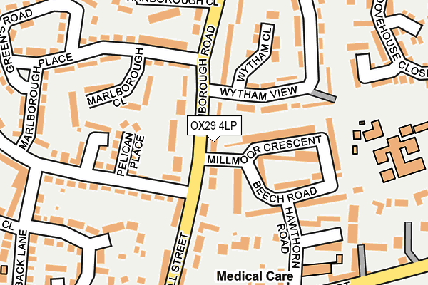 OX29 4LP map - OS OpenMap – Local (Ordnance Survey)