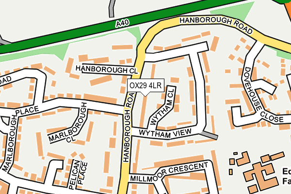 OX29 4LR map - OS OpenMap – Local (Ordnance Survey)