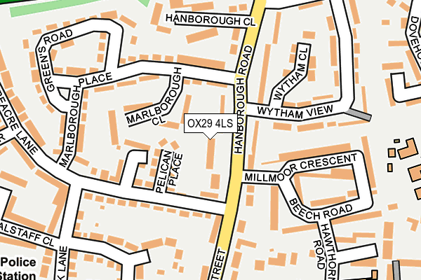 OX29 4LS map - OS OpenMap – Local (Ordnance Survey)