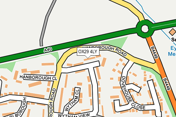 OX29 4LY map - OS OpenMap – Local (Ordnance Survey)