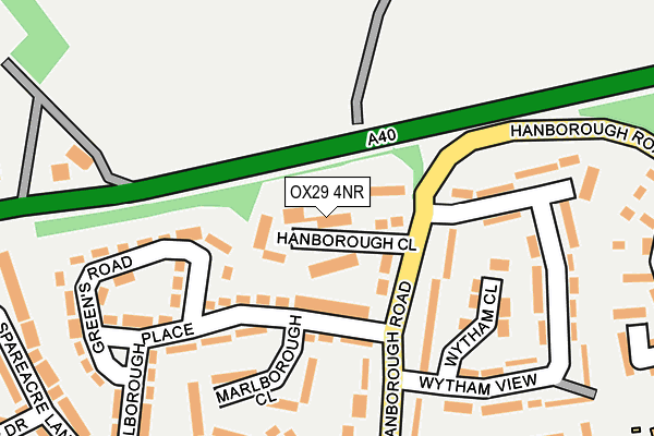 OX29 4NR map - OS OpenMap – Local (Ordnance Survey)