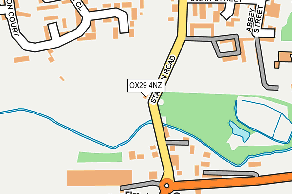 OX29 4NZ map - OS OpenMap – Local (Ordnance Survey)