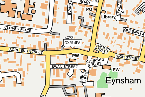 OX29 4PA map - OS OpenMap – Local (Ordnance Survey)