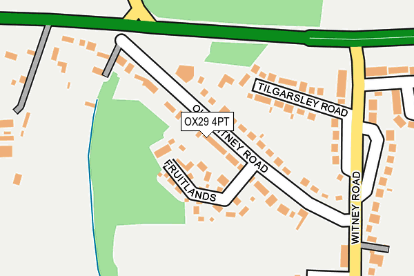 OX29 4PT map - OS OpenMap – Local (Ordnance Survey)