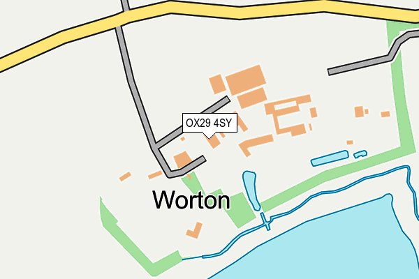 OX29 4SY map - OS OpenMap – Local (Ordnance Survey)