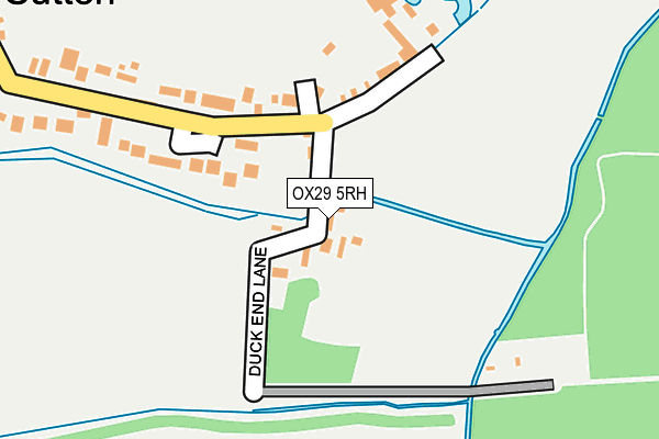 OX29 5RH map - OS OpenMap – Local (Ordnance Survey)