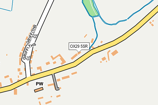 OX29 5SR map - OS OpenMap – Local (Ordnance Survey)