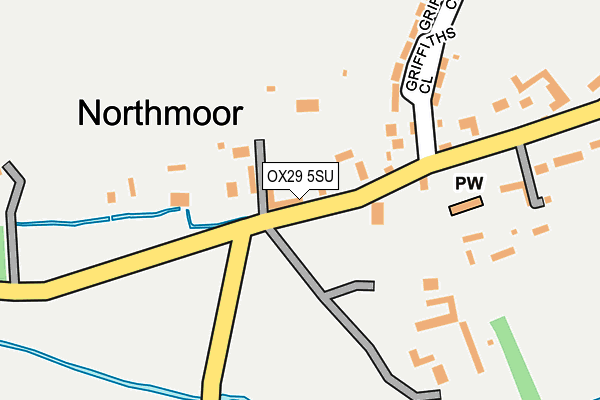 OX29 5SU map - OS OpenMap – Local (Ordnance Survey)