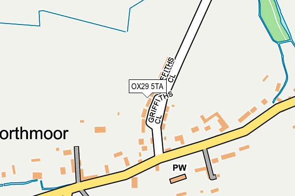 OX29 5TA map - OS OpenMap – Local (Ordnance Survey)