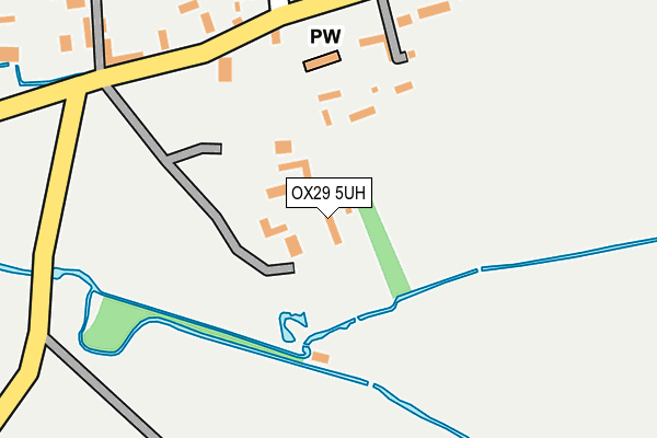 OX29 5UH map - OS OpenMap – Local (Ordnance Survey)