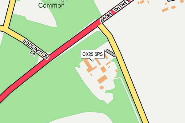 OX29 6PS map - OS OpenMap – Local (Ordnance Survey)