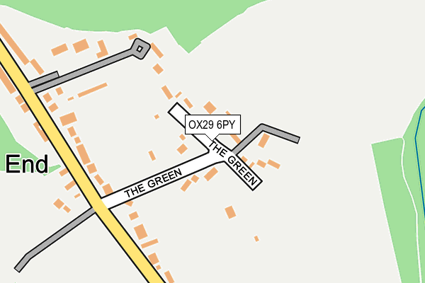 OX29 6PY map - OS OpenMap – Local (Ordnance Survey)