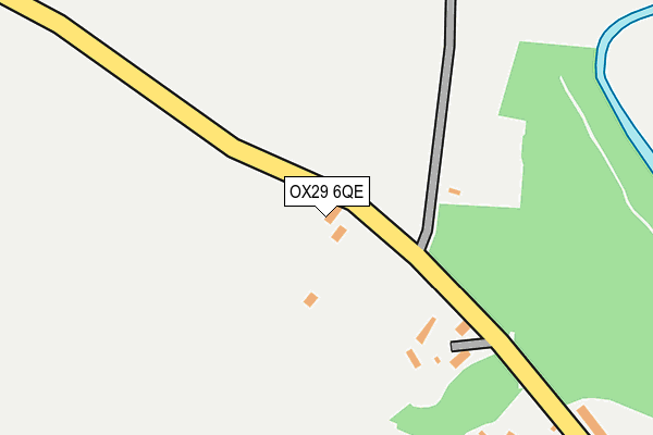 OX29 6QE map - OS OpenMap – Local (Ordnance Survey)