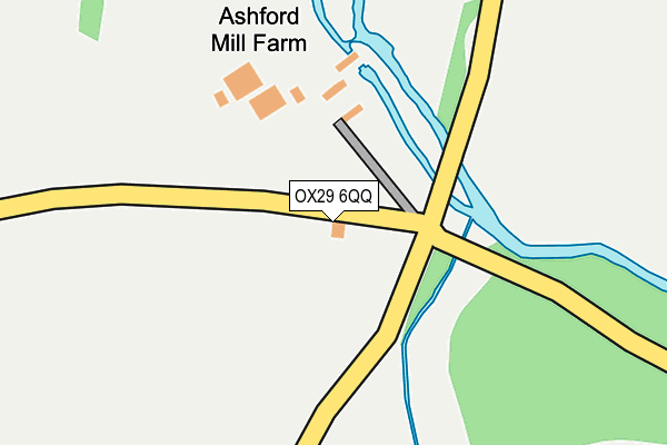 OX29 6QQ map - OS OpenMap – Local (Ordnance Survey)