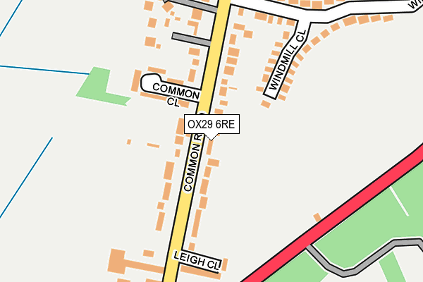 Map of COURTENAY-CRANE PROPERTIES LTD at local scale