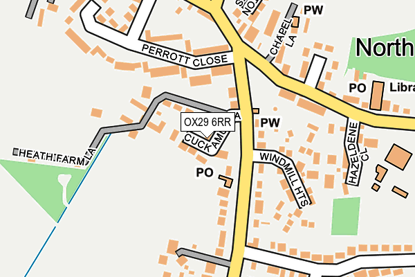 OX29 6RR map - OS OpenMap – Local (Ordnance Survey)