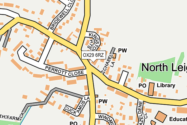 OX29 6RZ map - OS OpenMap – Local (Ordnance Survey)