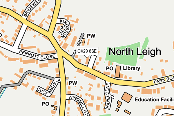OX29 6SE map - OS OpenMap – Local (Ordnance Survey)