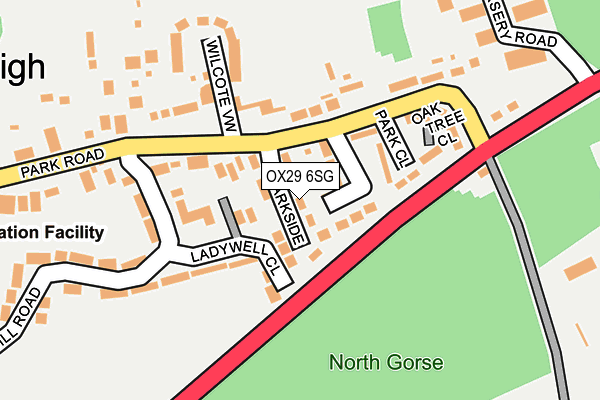 OX29 6SG map - OS OpenMap – Local (Ordnance Survey)