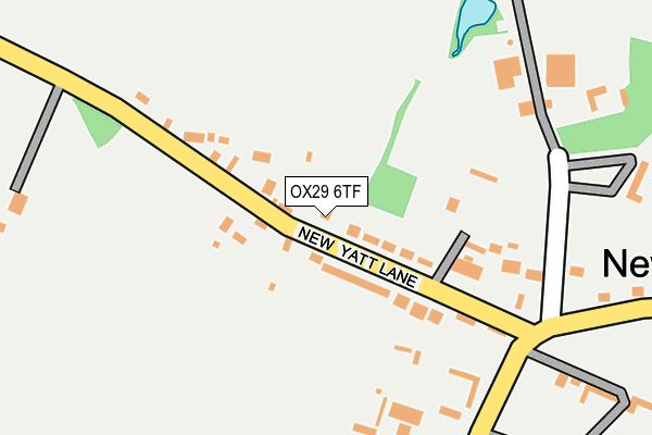 OX29 6TF map - OS OpenMap – Local (Ordnance Survey)