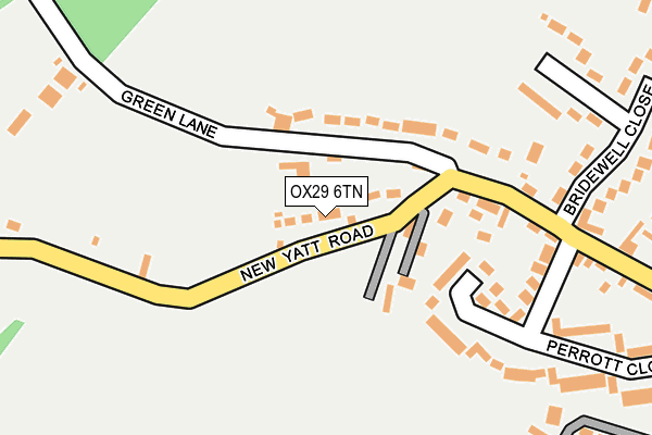 OX29 6TN map - OS OpenMap – Local (Ordnance Survey)