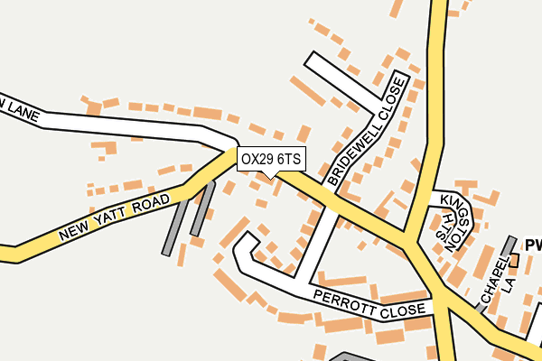 OX29 6TS map - OS OpenMap – Local (Ordnance Survey)