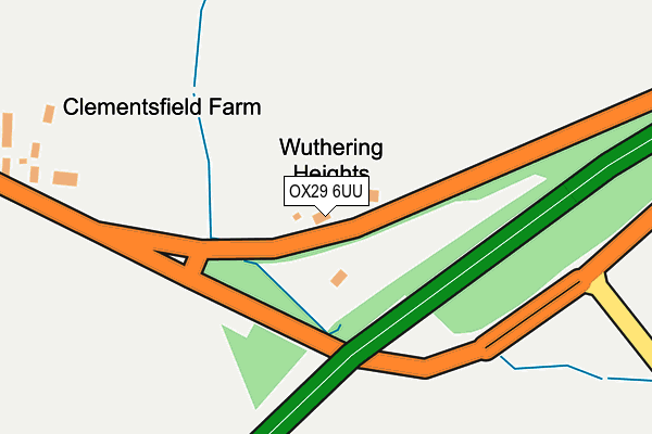 OX29 6UU map - OS OpenMap – Local (Ordnance Survey)