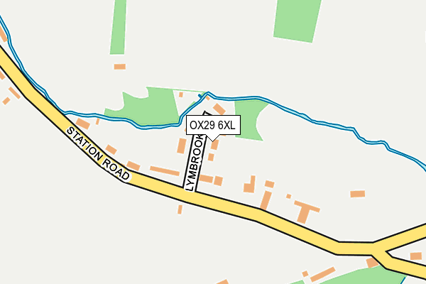 OX29 6XL map - OS OpenMap – Local (Ordnance Survey)