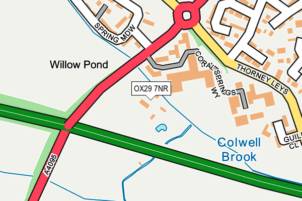 OX29 7NR map - OS OpenMap – Local (Ordnance Survey)