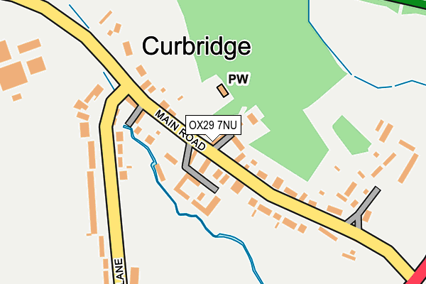 OX29 7NU map - OS OpenMap – Local (Ordnance Survey)