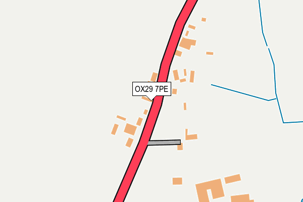 OX29 7PE map - OS OpenMap – Local (Ordnance Survey)