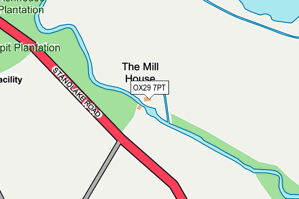 OX29 7PT map - OS OpenMap – Local (Ordnance Survey)