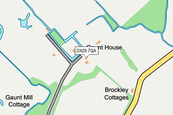 OX29 7QA map - OS OpenMap – Local (Ordnance Survey)