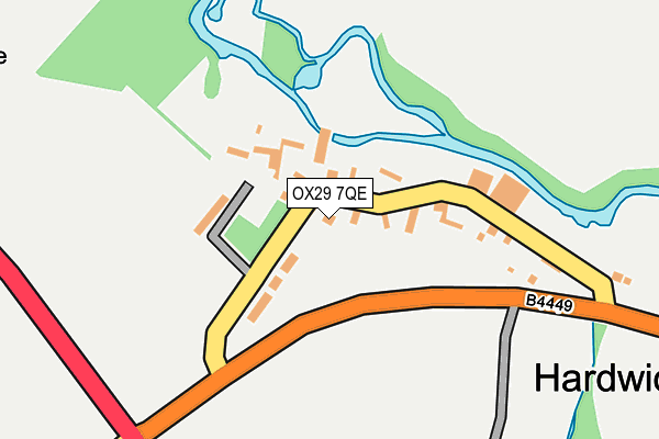 OX29 7QE map - OS OpenMap – Local (Ordnance Survey)