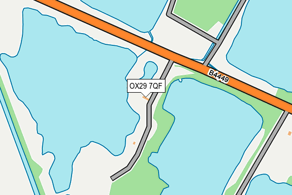 OX29 7QF map - OS OpenMap – Local (Ordnance Survey)